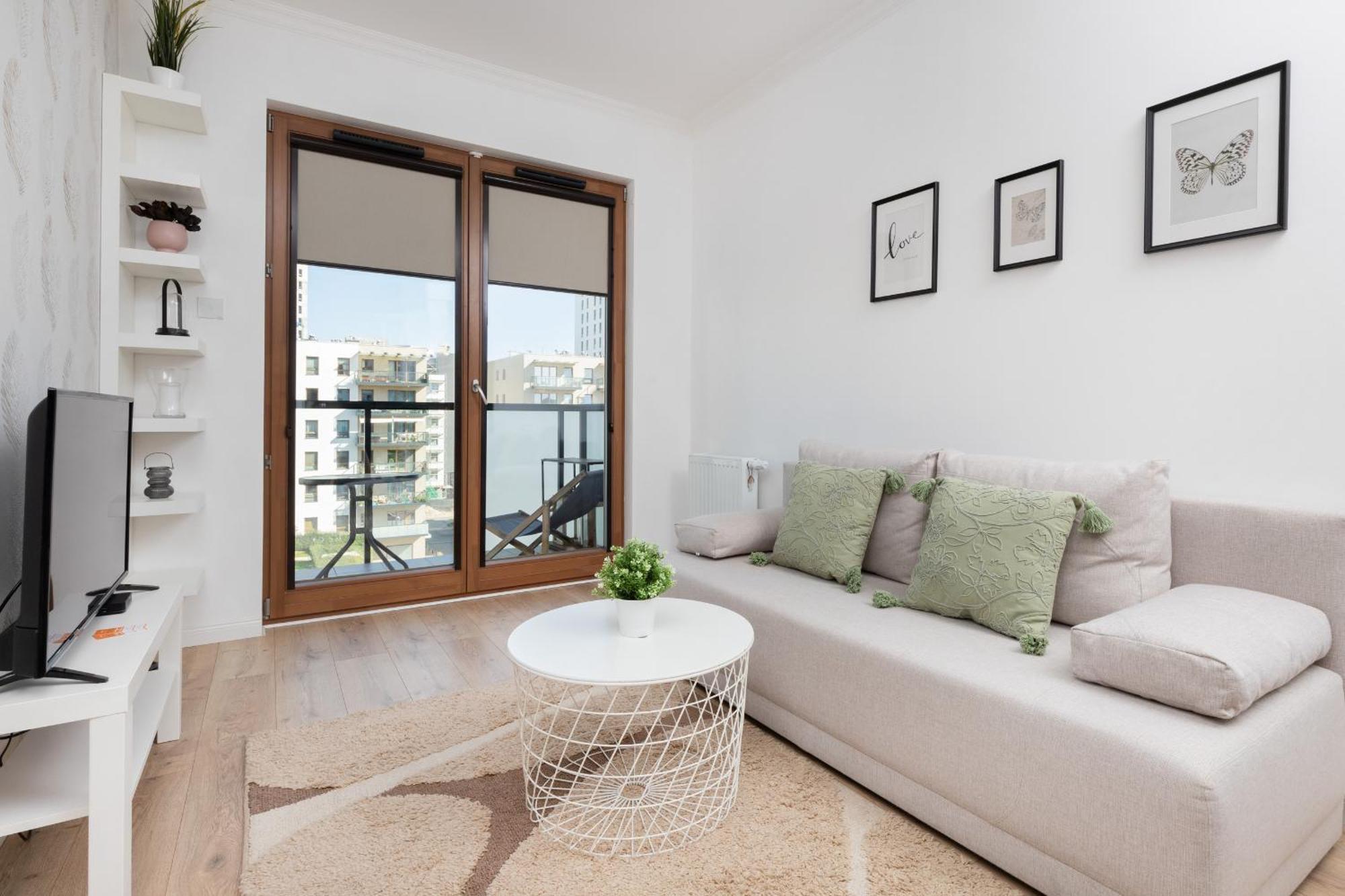 Starowiejska Apartment With Balcony Next To Arena Gdansk Stadium By Noclegi Renters Kültér fotó
